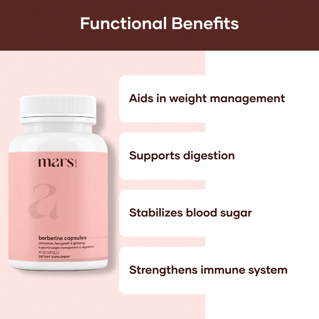 Mars Himalayan Berberine Capsules: Harnessing the Power of the Himalayas - Image 3
