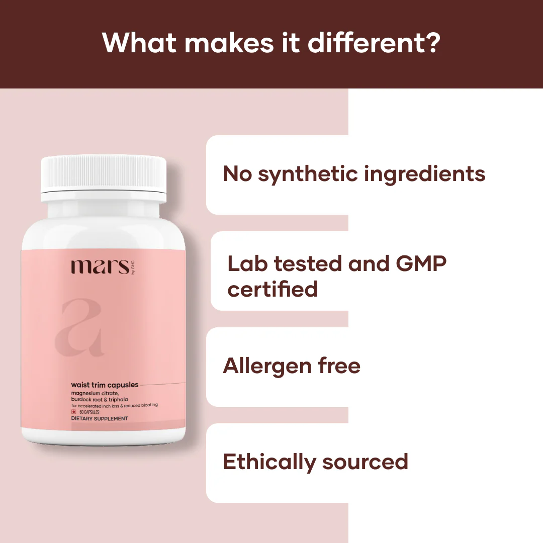 Mars TrimActive Max: Powered With Magnesium Citrate, Bentonite Clay & Triphala - Image 4