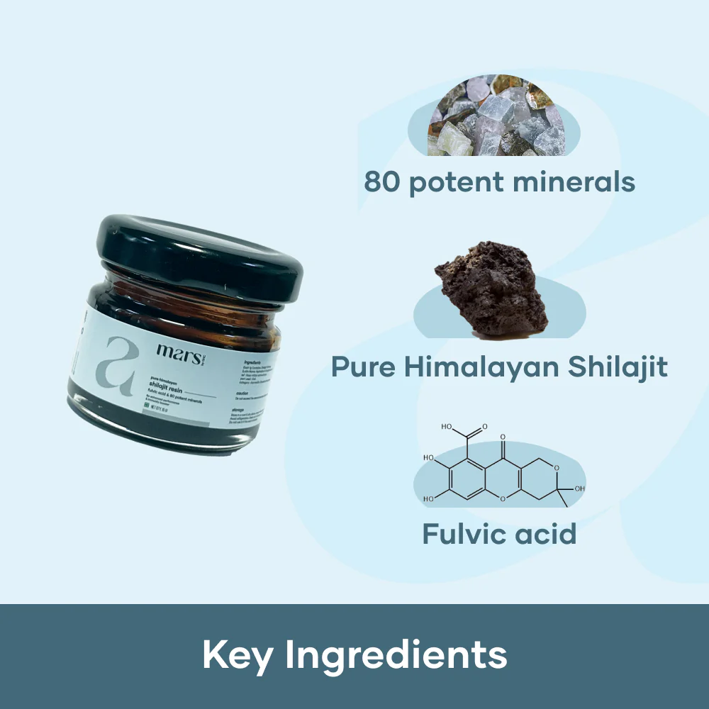 Performance Plus Combo: Pure Himalayan Shilajit Resin, Natural Ashwagandha Caps & Natural Sea Moss Caps - Image 4